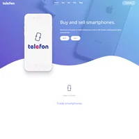 image of a Telefon's landing page built by Drake Ocholi